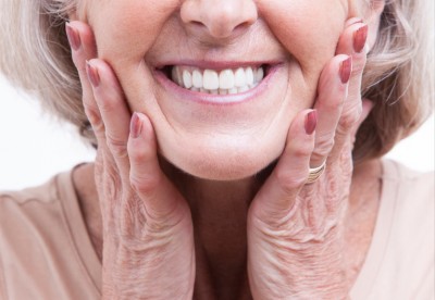 Lady with Dentures